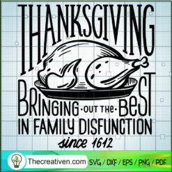Thanksgiving Bring Out The B SVG Cut File for Cricut
