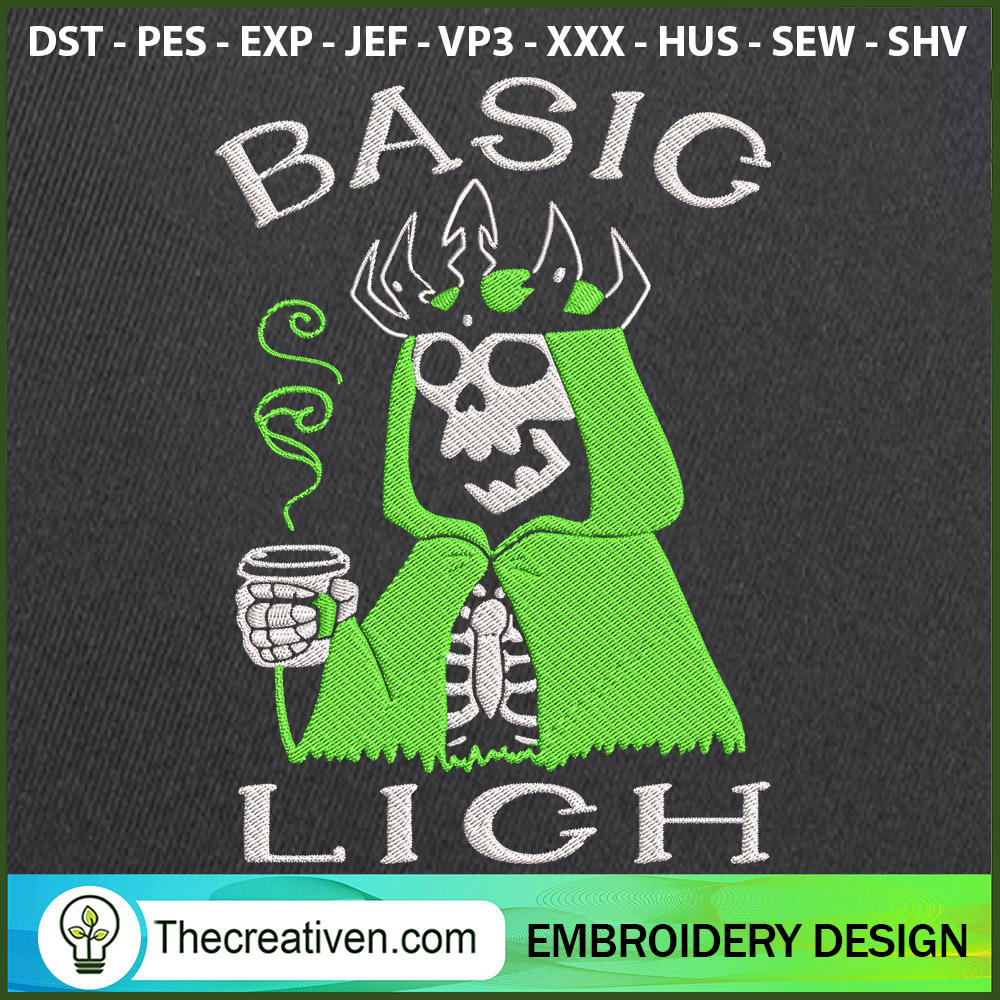 Basic Ligh Coffee Embroidery Embroidery Design 1 Basic Ligh Coffee Embroidery Embroidery Design