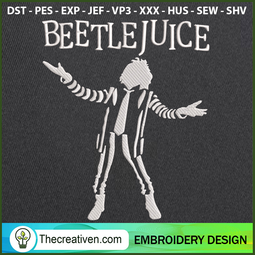 Beetlejuice Embroidery Designs Embroidery Design – Digital Download 1 Beetlejuice Embroidery Designs Embroidery Design – Digital Download