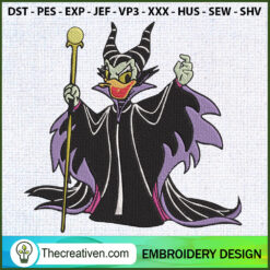 Disney Halloween Donald Duck Embroidery Design