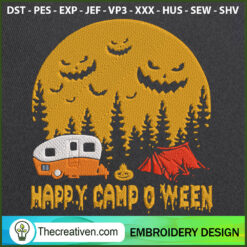 Happy Cam O Ween Embroidery  Embroidery Design