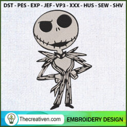 Jack Skellington Embroidery Designs Embroidery Design  Design 122044