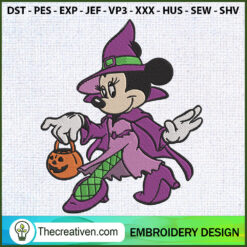 Mickey Halloween Time Embroi Embroidery Design