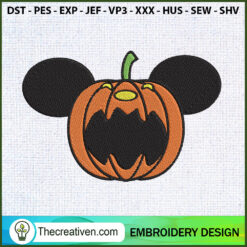 Mickey Mouse Pumpkin Embroidery Designs Embroidery Des Design 122074