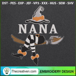 Nana Witch Halloween Embroidery Designs Embroidery Des Design 122100