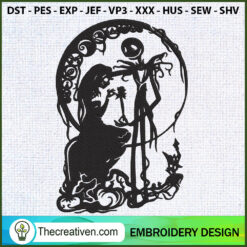 Nightmare Before Christmas E Embroidery Design