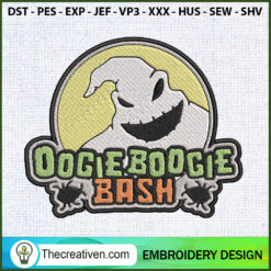 Oogie Boogie Bash Embroidery Designs Embroidery Design Design 122110