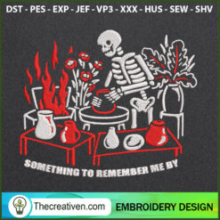 Something To Remember Me By Embroidery Des Embroidery  Design 122134