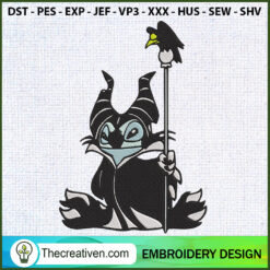Stitch Dark Fairy Embroidery Embroidery Design