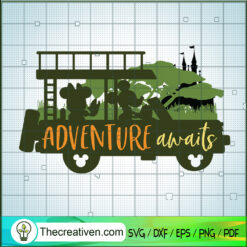 Adventure Awaits SVG, Disney Adventure SVG, Disney World SVG