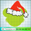 Grinch Head Christmas SVG Cut File for Cricut & Silhouette