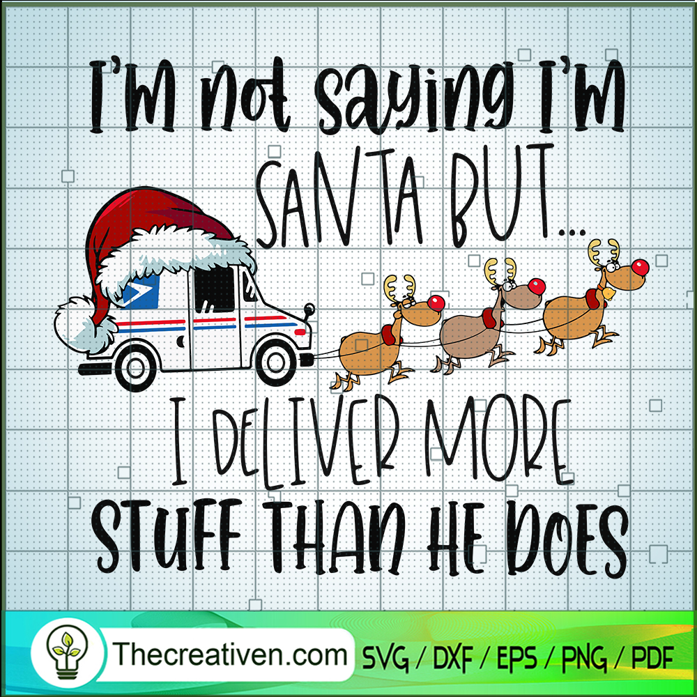I'm Not Saying I'm Santa But SVG Cut File for Cricut 1 I'm Not Saying I'm Santa But SVG Cut File for Cricut
