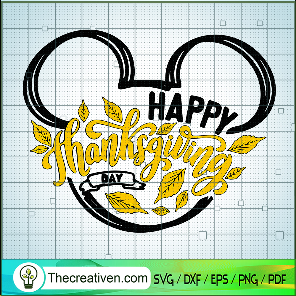 Happy Thanksgiving Day SVG Cut File for Cricut & Silhouette 1 Happy Thanksgiving Day SVG Cut File for Cricut & Silhouette