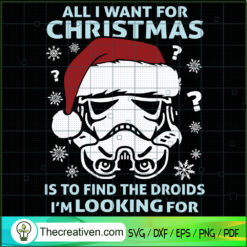 All I Want For Christmas Is  SVG Cut File for Cricut Design 122295