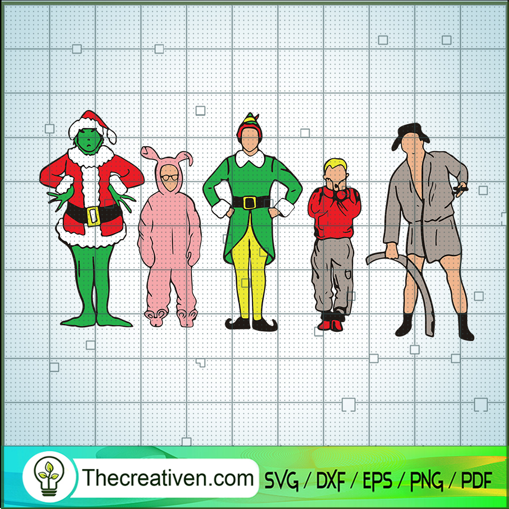 Christmas Movie Characters SVG, Christmas Friends SVG, Merry Xmas SVG 1 Christmas Movie Characters SVG, Christmas Friends SVG, Merry Xmas SVG