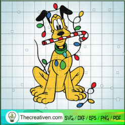 Pluto Christmas SVG Cut File for Cricut & Silhouette