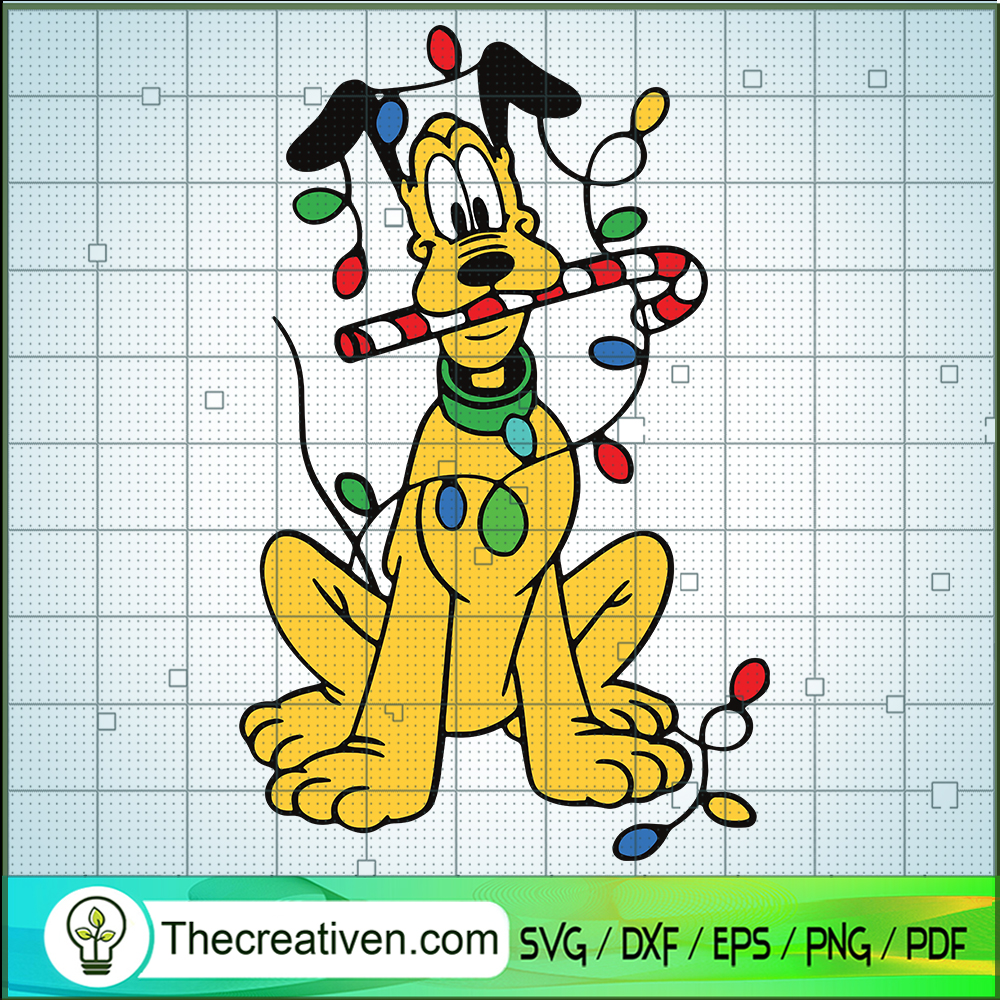 Pluto Christmas SVG Cut File for Cricut & Silhouette 1 Pluto Christmas SVG Cut File for Cricut & Silhouette