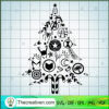 Marvel Christmas Tree SVG, Merry Xmas SVG, Avengers Christmas SVG
