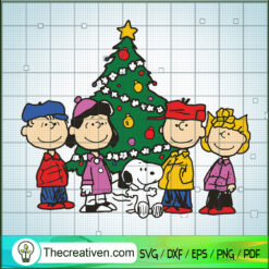 The Peanuts Christmas SVG, Snoopy Christmas SVG, Charlie Brown SVG