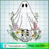 Vintage Floral Ghost PNG Clipart – Transparent Download