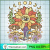 Floral Sun And Moon PNG, Mushroom PNG, Groovy Sublimation 3 30 copy 5 1