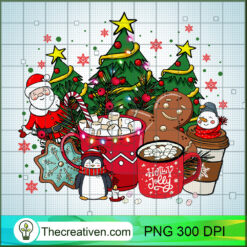 Christmas Drink PNG, Warm Coffee PNG, Christmas Sublimation