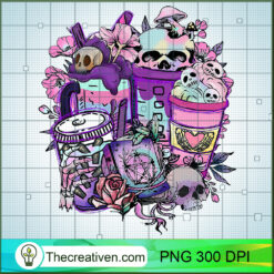 Witch Coffee PNG, Halloween Coffee PNG, Scary Halloween Sublimation