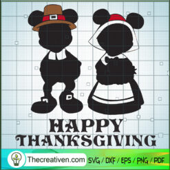 Disney Mouse Couple Happy Th SVG Cut File for Cricut