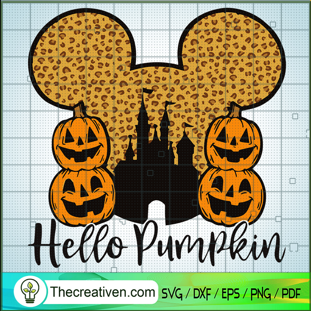 Hello Pumpkin SVG, Leopard Print SVG, Disney Thanksgiving SVG 1 Hello Pumpkin SVG, Leopard Print SVG, Disney Thanksgiving SVG