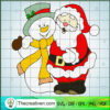 Santa And Snowman SVG, Christmas Characters SVG, Love Christmas SVG 3 28 copy 7