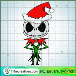 Chibi Jack Christmas SVG, Jack Skellington SVG, Christmas Movie SVG
