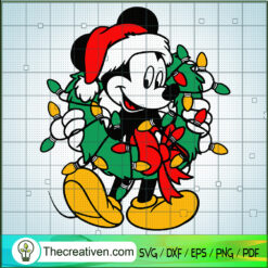 Cute Minnie Christmas SVG, Minnie Mouse SVG, Disney Christmas SVG