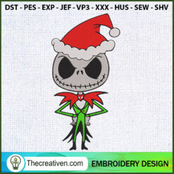 Santa Jack Christmas Embroid Embroidery Design