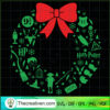 Harry Potter Wreath Christmas SVG Cut File for Cricut & Silhouette