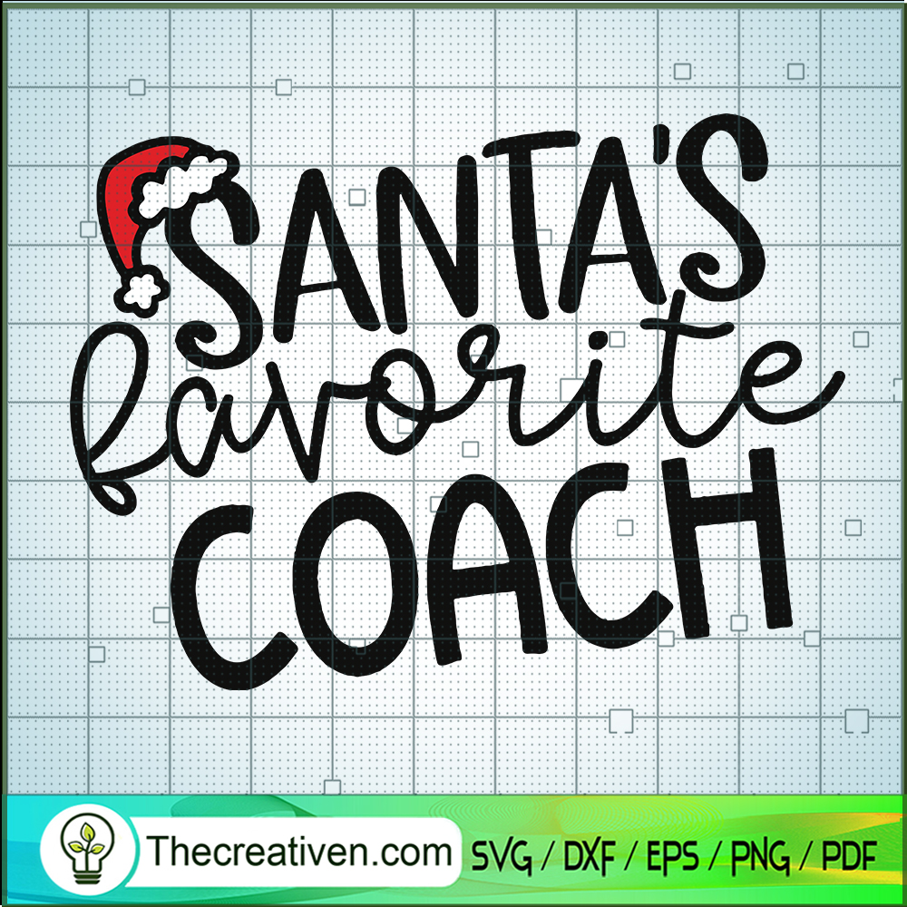 Santa's Favourite Coach SVG, Christmas Sports SVG, Santa Coach SVG 1 Santa's Favourite Coach SVG, Christmas Sports SVG, Santa Coach SVG