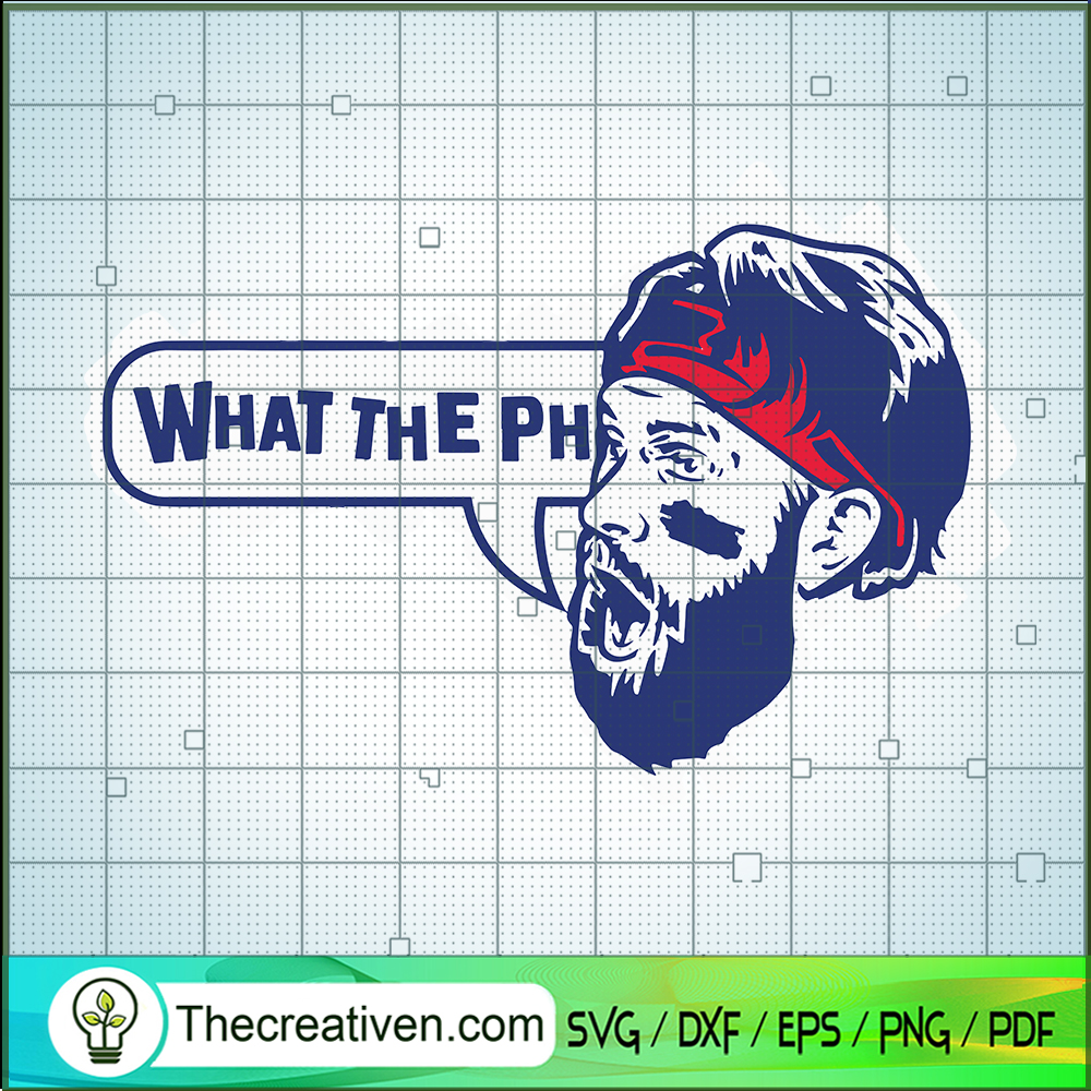 Happer What The Ph SVG, Philly Baseball SVG, Sports Player SVG 1 Happer What The Ph SVG, Philly Baseball SVG, Sports Player SVG
