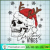 Christmas Vibes Skull SVG Cut File for Cricut & Silhouette 3 2 copy 19