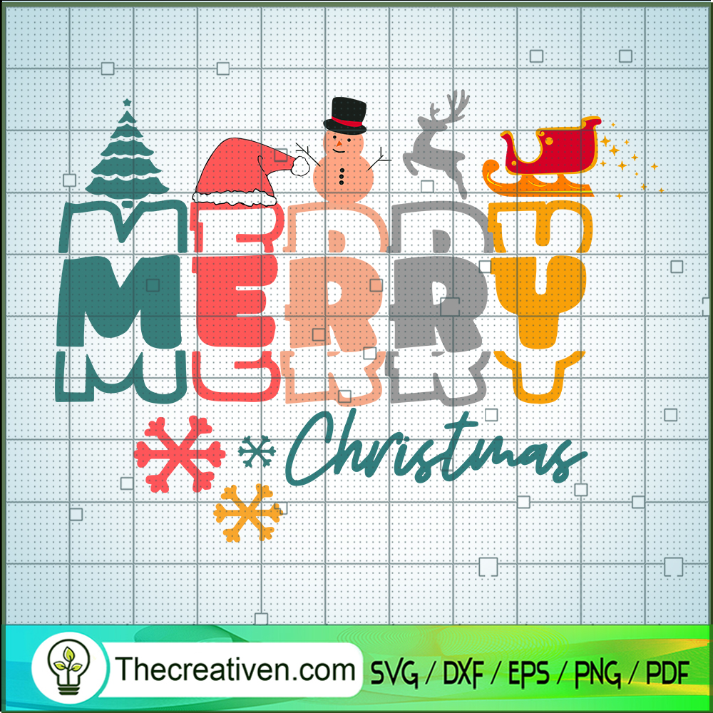 Merry Christmas Symbol SVG, Christmas Season SVG, Winter SVG 1 Merry Christmas Symbol SVG, Christmas Season SVG, Winter SVG