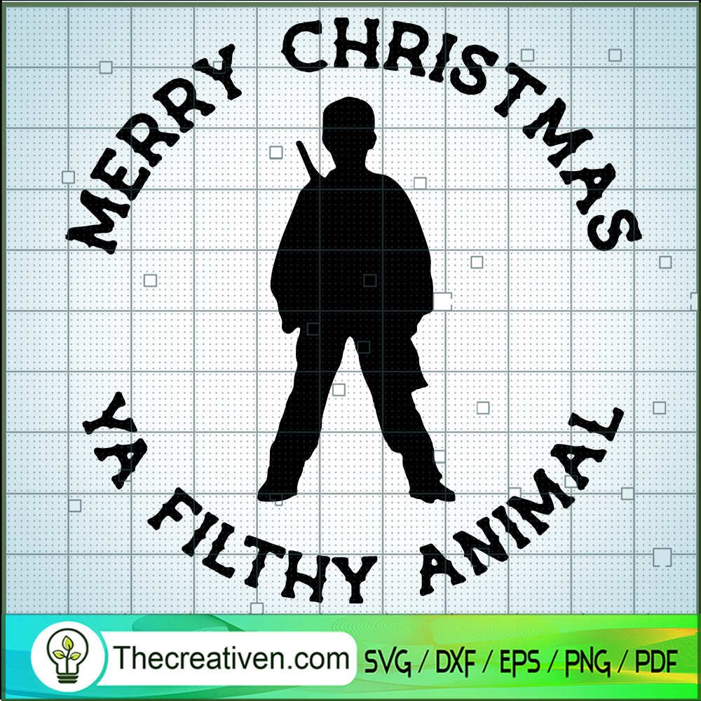 Merry Christmas Ya Filthy Animal SVG Cut File for Cric Design 123054 1 Merry Christmas Ya Filthy Animal SVG Cut File for Cric Design 123054