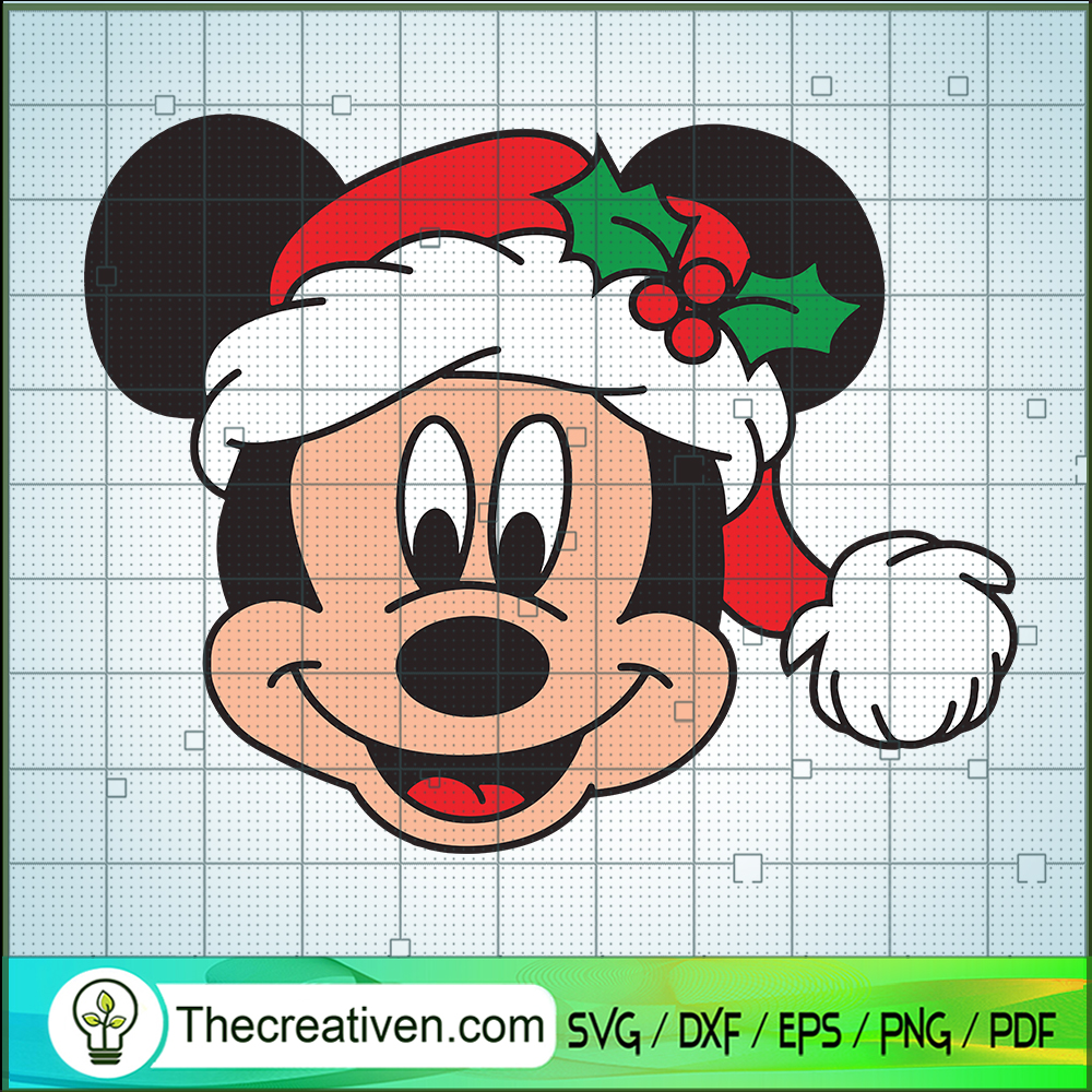 Mickey Head Christmas SVG, Mickey Holiday SVG, Disney Christmas SVG 1 Mickey Head Christmas SVG, Mickey Holiday SVG, Disney Christmas SVG