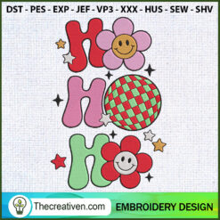 Groovy Ho Ho Ho  Embroidery  Embroidery Design