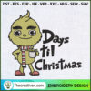 Baby Grinch Days Til Christm Embroidery Design