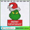 Grinch Santa Merry Grinchmas Embroidery Design Design 123403