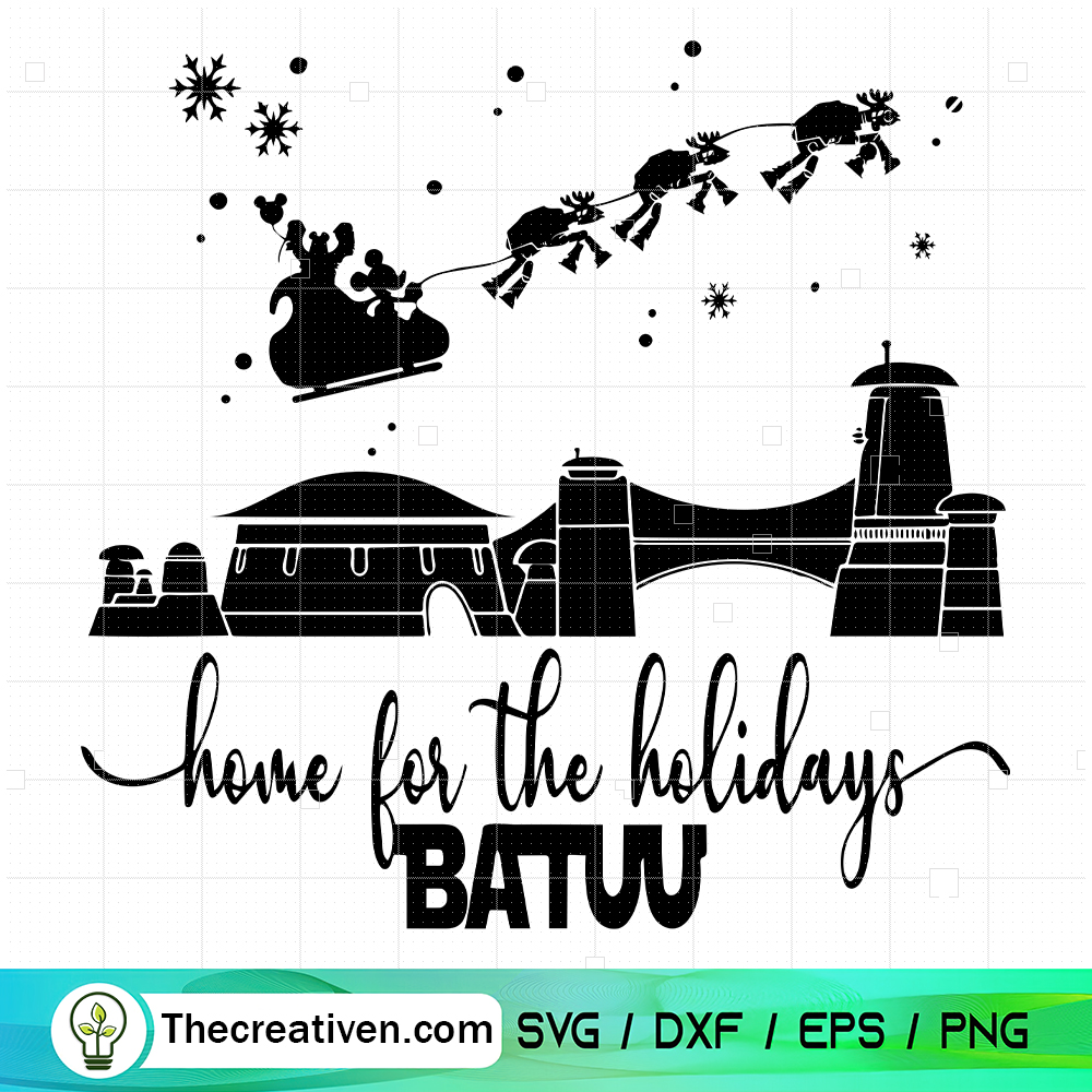 Home For The Holidays Batuu SVG Cut File for Cricut & Silhouette 1 Home For The Holidays Batuu SVG Cut File for Cricut & Silhouette