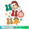 Ho Ho Ho Groovy Christmas SVG Cut File for Cricut & Silhouette