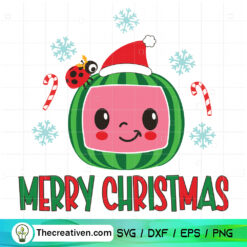 Cocomelon Christmas SVG Cut File for Cricut & Silhouette