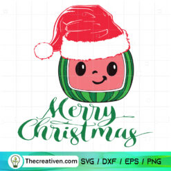 Cocomelon Merry Christmas SVG, Kids Christmas SVG, Cocomelon SVG