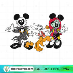 Disney x The Nightmare Befor SVG Cut File for Cricut