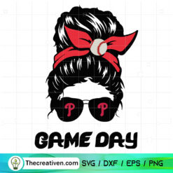 Game Day Philies SVG Cut File for Cricut & Silhouette