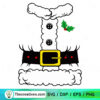Christmas Costume SVG, Santa Claus Costume SVG, Christmas Holiday SVG